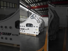 KS700 Yan Tipi Hidrolik Kırıcı mm Çisele Çaprazı Uygun ~ Ton Ekskavatör