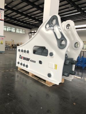 KS500 Hidrolik kazıcı kırıcı tarafı Tipi 195mm Çizel çapı