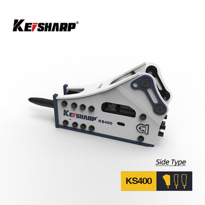 KS400 Yan Tipi 175mm Çisele Hidrolik Kırıcı Ekskavator için