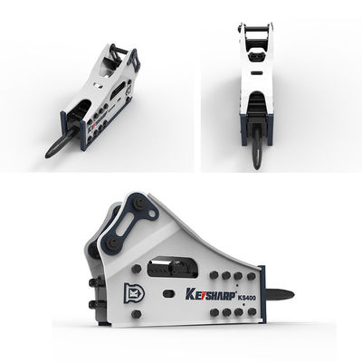 KS400 Yan Tipi 175mm Çisele Hidrolik Kırıcı Ekskavator için