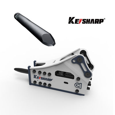 Kazı makinesi takılı 190 mm çaplı yan tip hidrolik kırıcı