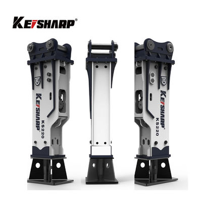 KS550 200mm Çisel Kutusu Tipi Ekskavatör Madencilik / Metallürji için Hidrolik Kırıcılar