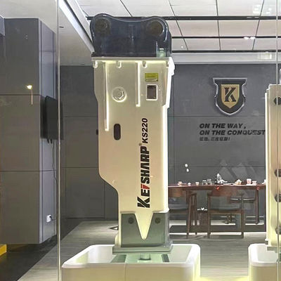 140 mm çakma KS220 Hızlı Teslimat Nokta Kazı makinesi yıkım işiniz için hidrolik kırıcılar