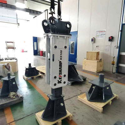 KS100 Kazıcı Hidrolik Kaya Kırıcı Makinesi Üst Tipi 75mm Çizel Diametresi