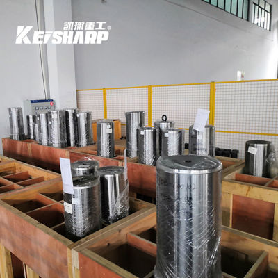 Kazı makinesi Hidrolik kırıcı piston dökme çelik malzemesi KS100 KS120 KS150