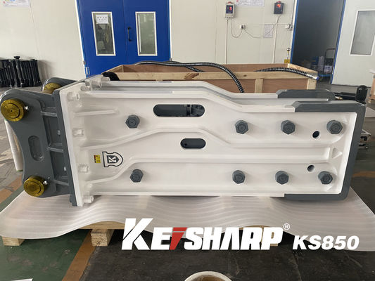 KS850 80-120 tonluk kazı makinesi için hidrolik ağır taş kırıcı makinesi