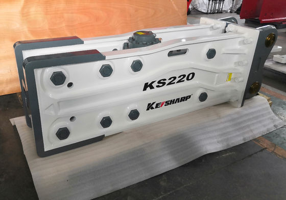 KS220 En iyi tip hidrolik kazıcı taş kırıcı makine ISO onaylı