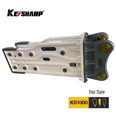 KS1000 En iyi tip hidrolik kırıcı 255mm Çisel kazıcı kaya kırıcı