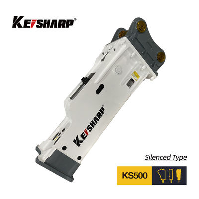 195mm çakma KS500 kazıcı yıkım projeleri için hidrolik kırıcılar