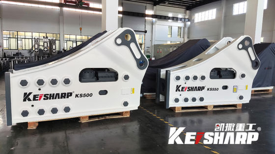 KS500 ISO9001 Kazı makinesi hidrolik kırıcı inşaat ekipmanları