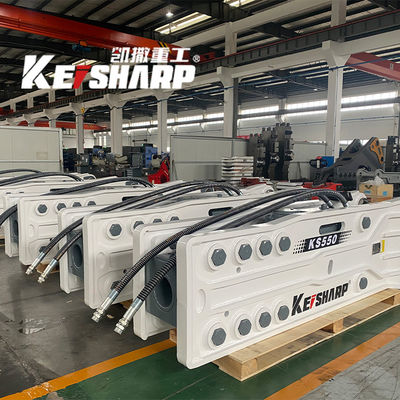 Kazı makinesi üst tipi hidrolik kırıcı çekiç ISO45001 Onaylandı