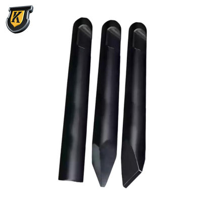 155mm Hidrolik Çekiç Çizel 27 Ton 35 Ton Ekskavator Çizel ISO9001 Onaylanmış
