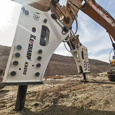 200 mm Çizel Diametresi KS550 Hidrolik Kaya Kırıcı Yan Tipi