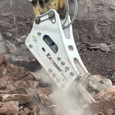 200 mm Çizel Diametresi KS550 Hidrolik Kaya Kırıcı Yan Tipi