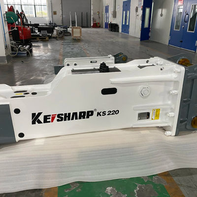 580 ve verimliliği için hidrolik kırıcı parçaları Çisele çapı 140mm