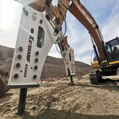 5500Kg KS550 Ağır Hidrolik Kaya Çekiç Kırıcı OEM Erişilebilir