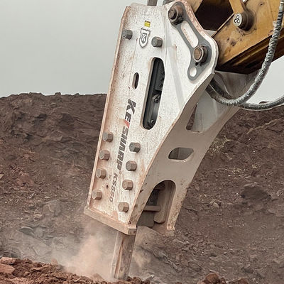 KS850 230mm Çisele Dayanıklı Kaya Kırıcı İnşaat için Hidrolik Çekiç 50-65ton