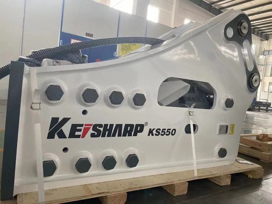 KS850 230mm Çisele Dayanıklı Kaya Kırıcı İnşaat için Hidrolik Çekiç 50-65ton