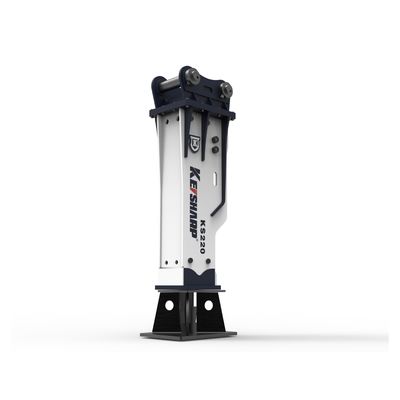 KS350 165mm Çisele Hidrolik Kırıcı Kazı Makinesi Kaya Kırma için ISO9001 Sertifikalı