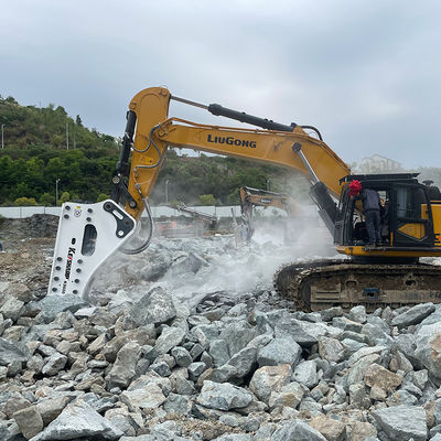 50-60 tonluk kazıcı rehberi / düzensiz şekli için ağır hidrolik taş kırıcı