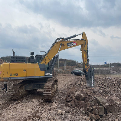 5350 Kg Ağır Hidrolik Kaya Kırıcı Kullanım Direnci Alloy 195mm Çisel Kaya Kırıcı