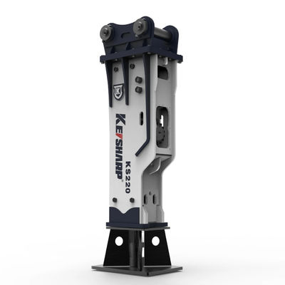 35-40 tonluk yol inşaatı için KS320 155 mm Çisel Ağır Hidrolik Kaya Kırıcı