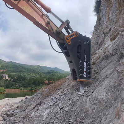 CE Sertifikalı Çarpışma Hidrolik Üst Kırıcı Kaya Mayonu Bağlantısı Kaya Kırma için