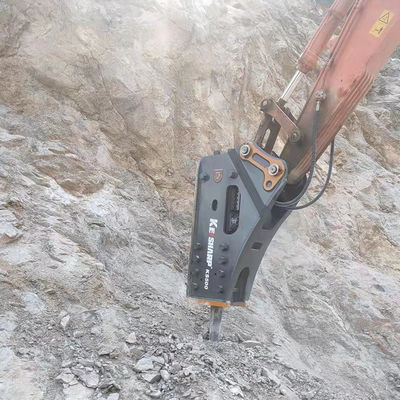 Durum CE Sertifikalı 140mm Alaşım Düzensiz Şekil Çizel Rehberi Hidrolik Kırıcı