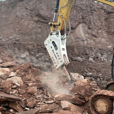 Durum CE Sertifikalı 140mm Alaşım Düzensiz Şekil Çizel Rehberi Hidrolik Kırıcı
