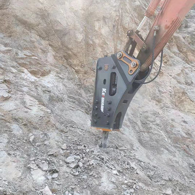 KS450 Excavator Makine için Giyim Direncili Hidrolik Çekiç Kaya Kırıcı 5250 kg