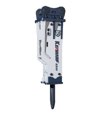 KS60 Silenced Tipi Hidrolik Ekskavator Kırıcı 53mm Çizel Diametresi
