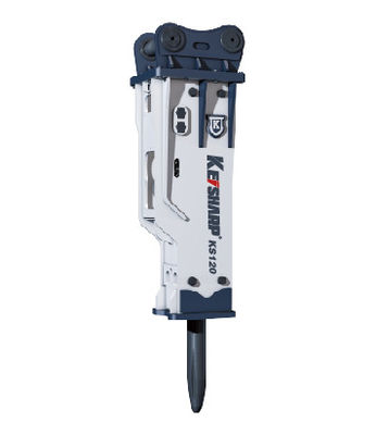 KS120 Silenced Tipi Hidrolik Kazı Makinesi Kırıcı 85mm Çizel Diametresi