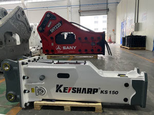 KS150 150-170 Bar Hidrolik Kırıcı 100 mm Çisele ile