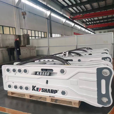 KS550 Top Tipi Kaya Hidrolik Kırıcı Makinesi 200 mm Çizel Diametresi