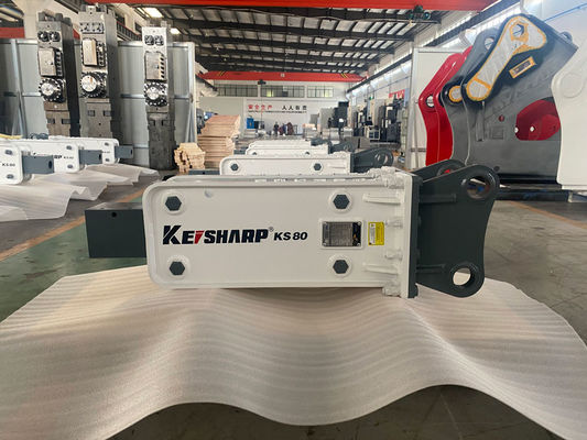 KS80 Top Tipi Kaya Hidrolik Kırıcı Makinesi 68mm Çizel Diametresi