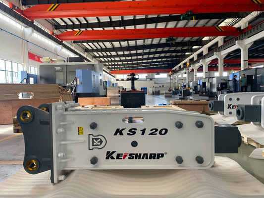 KS120 Top Tipi Kaya Hidrolik Kırıcı Makinesi 85mm Çizel Diametresi
