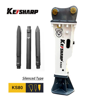 KS220 En üst tip 140 mm Çisel kazıcı taş kırıcı makine ISO onaylı