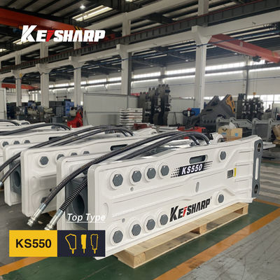 KS550 Top Tipi Kaya Hidrolik Kırıcı Makinesi 200 mm Çizel Diametresi