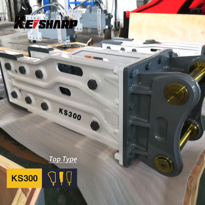 KS300 Kazıcı Hidrolik Kaya Kırıcı Makinesi Üst Tipi 150mm Çizel Diametresi
