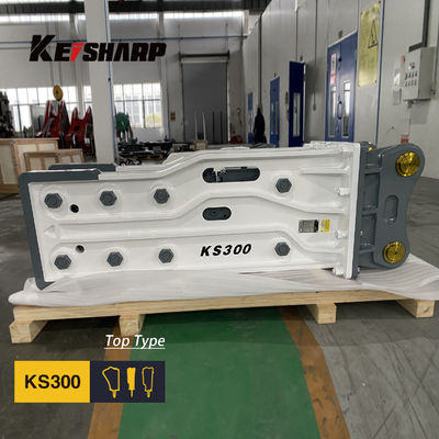 KS300 Kazıcı Hidrolik Kaya Kırıcı Makinesi Üst Tipi 150mm Çizel Diametresi