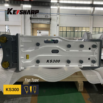 KS300 Kazıcı Hidrolik Kaya Kırıcı Makinesi Üst Tipi 150mm Çizel Diametresi