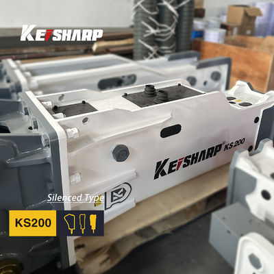 KS200 En iyi tip hidrolik kırıcı 135mm Çizel çapı 18-22 ton kazıcı için