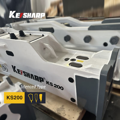 KS200 En iyi tip hidrolik kırıcı 135mm Çizel çapı 18-22 ton kazıcı için