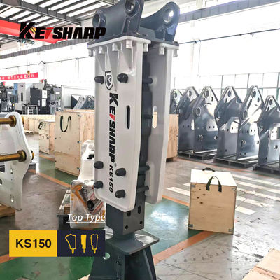 KS150 Kazıcı Hidrolik Kaya Kırıcı Makinesi Üst Tipi 100mm Çizel Diametresi